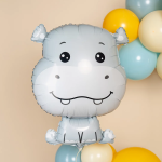 Шар (30''/76 см) Фигура, Бегемотик, 1 шт. в уп., 940530