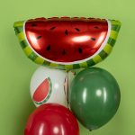 Шар (26''/66 см) Фигура, Долька арбуза, 1 шт., 15237