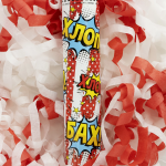 Пневмохлопушка (12/30 см), Цирк, Яркий праздник, Серпантин тишью, Красный/Белый, 1 шт., 823156