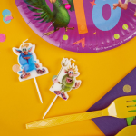 Свечи Буба, Играем Вместе, 3,5*4,5 + 3,5 см, 5 шт. с держат., 50910