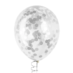 Конфетти фольга Круг, Серебро, Хром, 2 см, 50 г., 6015433