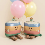 Шар 3D (24''/61 см) Милый тортик, Сатин, 1 шт., 26787