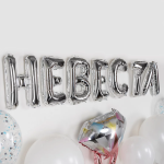 Шар с клапаном (17''/43 см) Мини-фигура, Кольцо с бриллиантом, Розовое Золото, 1 шт., 160762