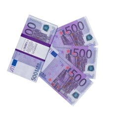 Деньги для выкупа, 500 Евро, 16*8,2 см, 80 шт., AD0000064