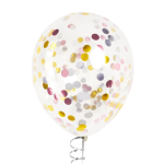 Конфетти фольга Круг, Ассорти Делюкс, Металлик, 2 см, 50 г., 6015438