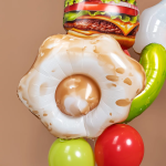 Шар (34''/86 см) Фигура, Яичница, 1 шт., 27039