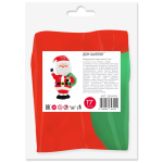 Шар с клапаном (17''/43 см) Мини-фигура, Дед Мороз с подарками, 5 шт. в уп., 25041P5