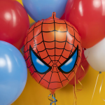 Шар (22''/56 см) Фигура, Голова, Человек Паук, 1 шт. в уп., 24517