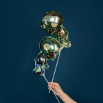 Шар с клапаном (17''/43 см) Мини-фигура, Зомби, 1 шт., 24760