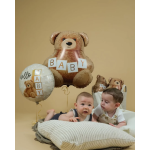 Шар (24''/61 см) Фигура, Плюшевый мишка для малыша, 1 шт. в уп., 25548-P