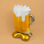 Шар 3D (60''/152 см) Фигура на подставке, Кружка пива, 1 шт. в уп., 24040