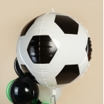 Шар 3D (43''/109 см) Сфера, Футбольный мяч, 1 шт., 27392