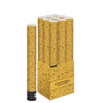 Пневмохлопушка (40/100 см), Звездный фейерверк, Звезды фольга, Черный/Золото, 1 шт., 823168