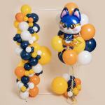 Шар (37''/94 см) Фигура, Лисенок Супергерой, 1 шт. в уп., 26340