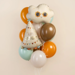 Шар (24''/61 см) Фигура, Стильное облако, 1 шт., 27195