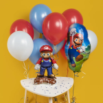 Шар 3D (24''/61 см) Фигура на подставке, Водопроводчик Марио, 1 шт. в уп., 24404