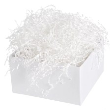 Наполнитель для коробок, бумага, Снежно-белый, 50 г., H013