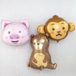 Шар (30''/76 см) Фигура, Голова, Милый Поросенок, 1 шт., G72014