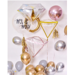 Шар (27''/69 см) Фигура, Кольцо с бриллиантом, Золото, 1 шт. в уп., 180762P