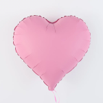 Шар (18''/46 см) Сердце, Розовая Сакура, Матовый, 1 шт., 183000MSPK