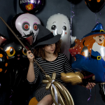 Шар (40''/102 см) Фигура, Танцующий скелет, Розовый, 1 шт., 901792F