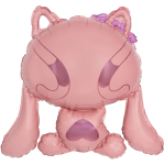 Шар (24''/61 см) Фигура, Любимый монстрик (надув воздухом), Розовый, 1 шт., 27573