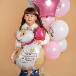 Шар (35''/89 см) Фигура, Крыска, 1 шт. в уп., 13487