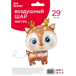 Шар (29''/74 см) Фигура, Олененок, Коричневый, 1 шт. в уп., 21976P