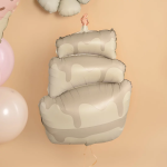 Шар (37''/94 см) Фигура, Торт, Кремовый, Сатин, 1 шт. в уп., 24766P