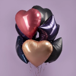 Шар (30''/76 см) Сердце, Персиковый пух, 1 шт. в уп., 226436