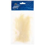 Перья, Премиум, Кремовый, 12-15 см, 30 шт., 6015542