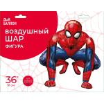 Шар (36''/91 см) Фигура 3D, XXL, Человек Паук, 1 шт. в уп., 26199