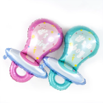 Шар (38''/97 см) Фигура, Соска Пустышка для девочки, Розовый, 1 шт., 190929