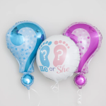 Шар (25''/64 см) Фигура, Гендер Пати, Знак вопроса, Розовый, 1 шт., 15581