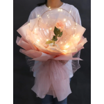 Шар (18''/46 см) Сфера, Deco Bubble (черная упаковка), широкий клапан, Прозрачный, Кристалл, 10 шт. , 5523182