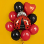 Шар (24''/61 см) Фигура, Божья коровка, Красный, 1 шт., 25390