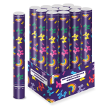 Пневмохлопушка (16/40 см), Собачки ШДМ, Прямоугольники тишью, Ассорти, 1 шт., 923012