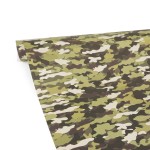 Упаковочная бумага 80гр (0,7*1 м) Камуфляж, 10 шт., 2050708