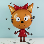 Шар 3D (32''/81 см) Ходячая Фигура, Три Кота, Карамелька, 1 шт. в уп., 405016