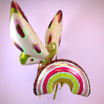 Шар (39''/99 см) Фигура, Радуга Бохо, 1 шт., 23423