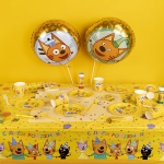 Свечи Три Кота, С Днем Варенья!, 7,5 см, 4 шт. с держат., 703054