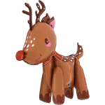 Шар (26''/66 см) Фигура 3D, Новогодний олененок, 1 шт. в уп., G72210-P