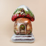 Шар 3D (43''/109 см) Фигура на подставке, Новогодний гриб, 1 шт. в уп., 26830