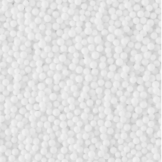 Шарики пенопласт, Белый, 2-4 мм, 10 гр., 6521335
