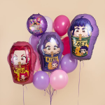 Шар (33''/84 см) Фигура, Девочки Аниме, Дизайн №2, 1 шт., 27461