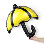 Шар (30''/76 см) Фигура, Зонтик, Желтый, 1 шт., 21959