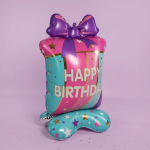 Шар (59''/150 см) Фигура на подставке, Подарок на День Рождения, 1 шт. в уп., 24861