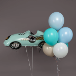 Шар (43''/109 см) Фигура, Гоночная машина, Формула 1, Голубой, 1 шт. в уп., 26183P