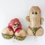 Шар (26''/66 см) Фигура, Мадам Си-Си Леопард, 1 шт. в уп., G72048-P