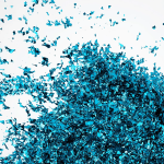 Конфетти дробленые Ярко-голубой, Металлик, 20 г., 6014742